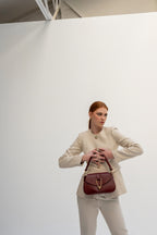 Leorad Crossbody Bag - Burgundy