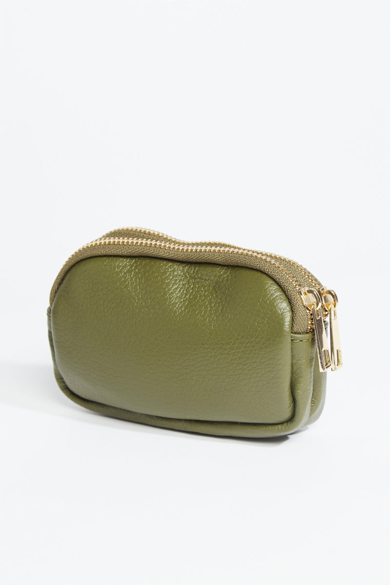 Porte-Monnaie Tamar - Vert Olive