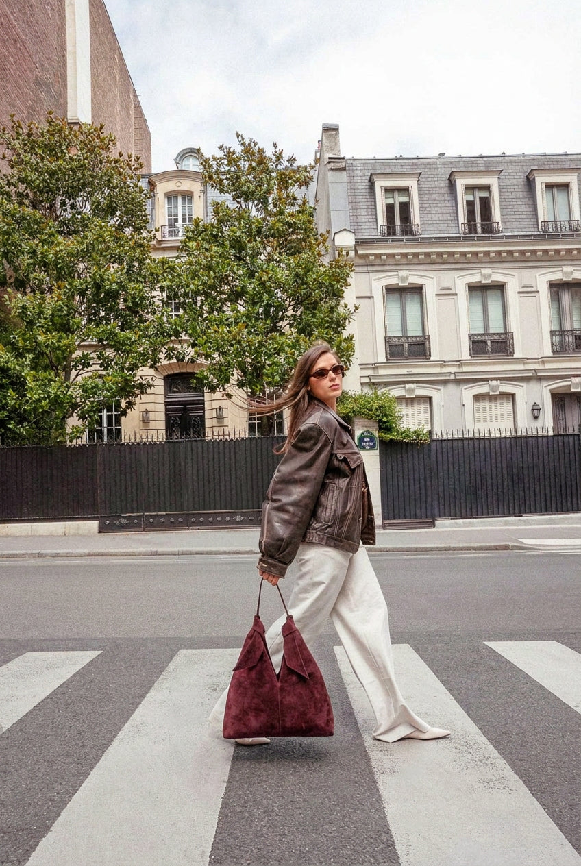 Sac Porte Epaule Elan - Bordeaux