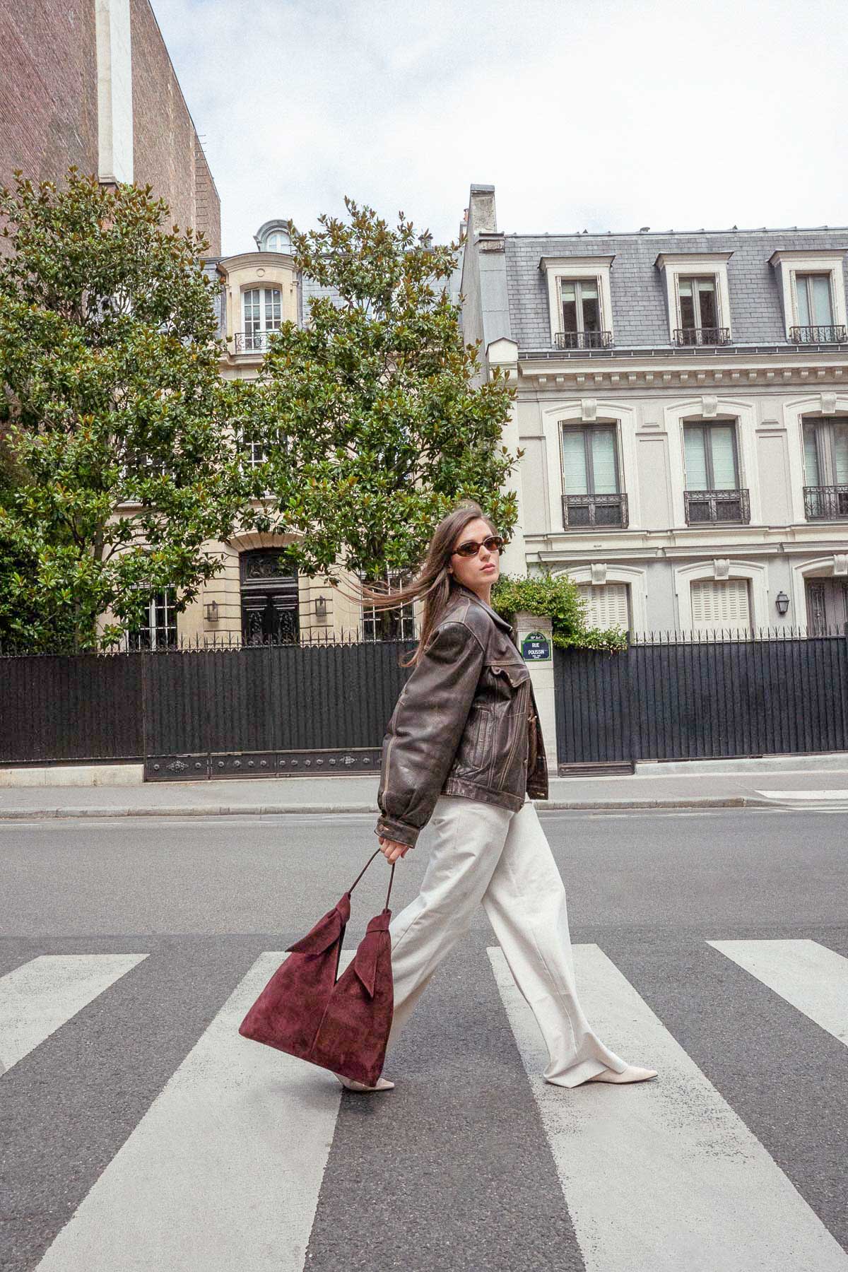 Sac Porte Epaule Elan - Bordeaux
