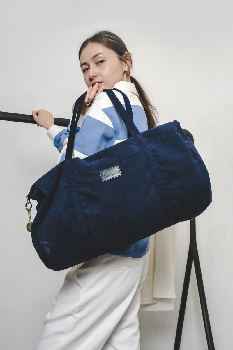 Halo Crossbody Bags - Navy Blue