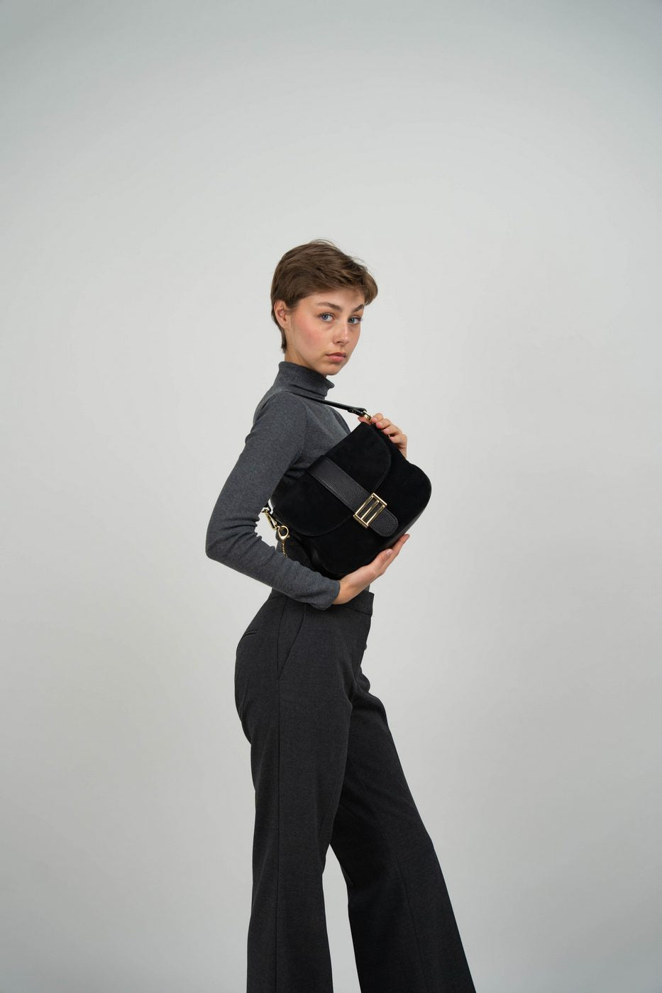 Bolso Bandolera Noche - Negro