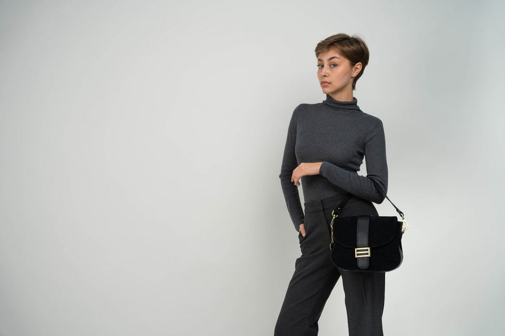 Bolso Bandolera Noche - Negro