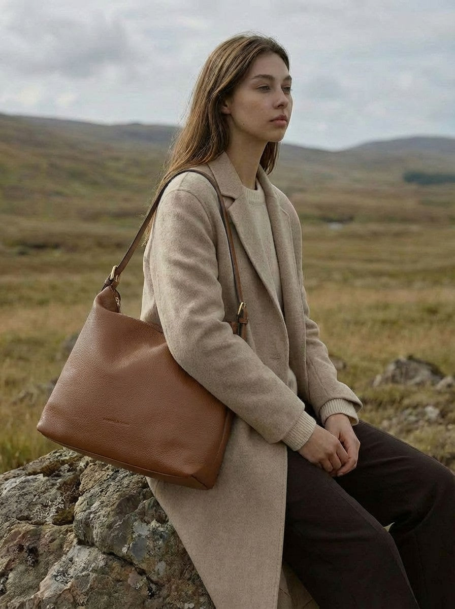 Sac Porté Épaule Orient - Camel