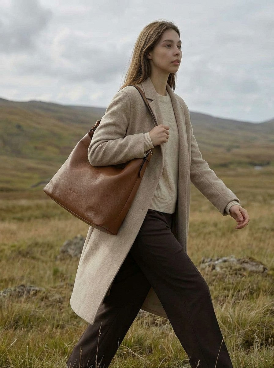 Sac Porté Épaule Orient - Camel