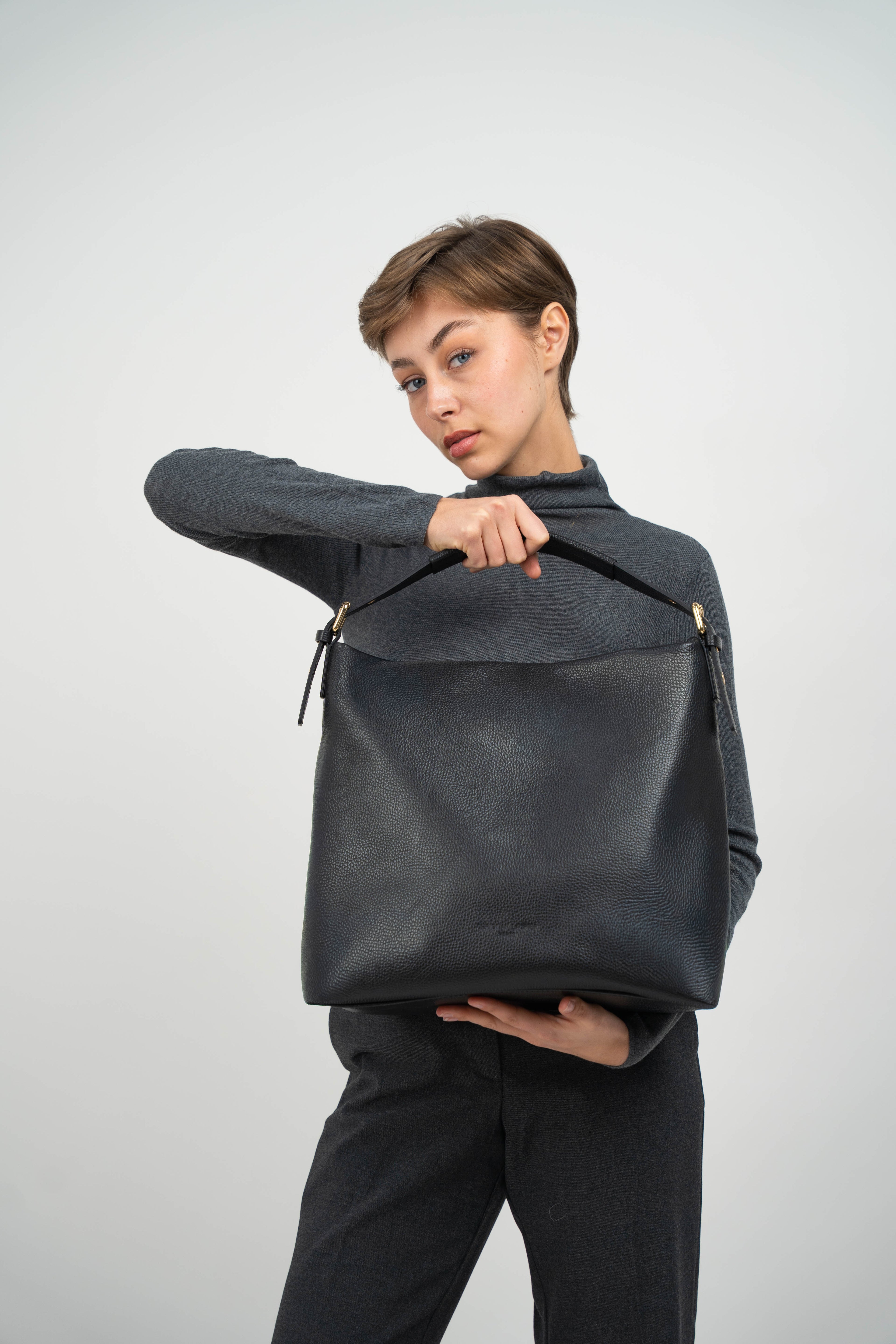 Sac Porté Épaule Orient - Noir