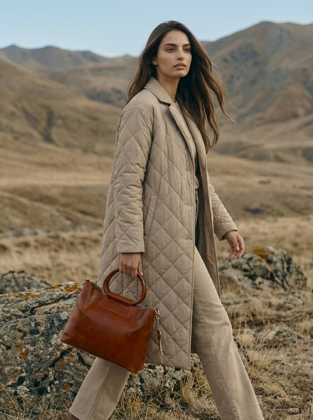 Bolso Bandolera Savannah - Camel