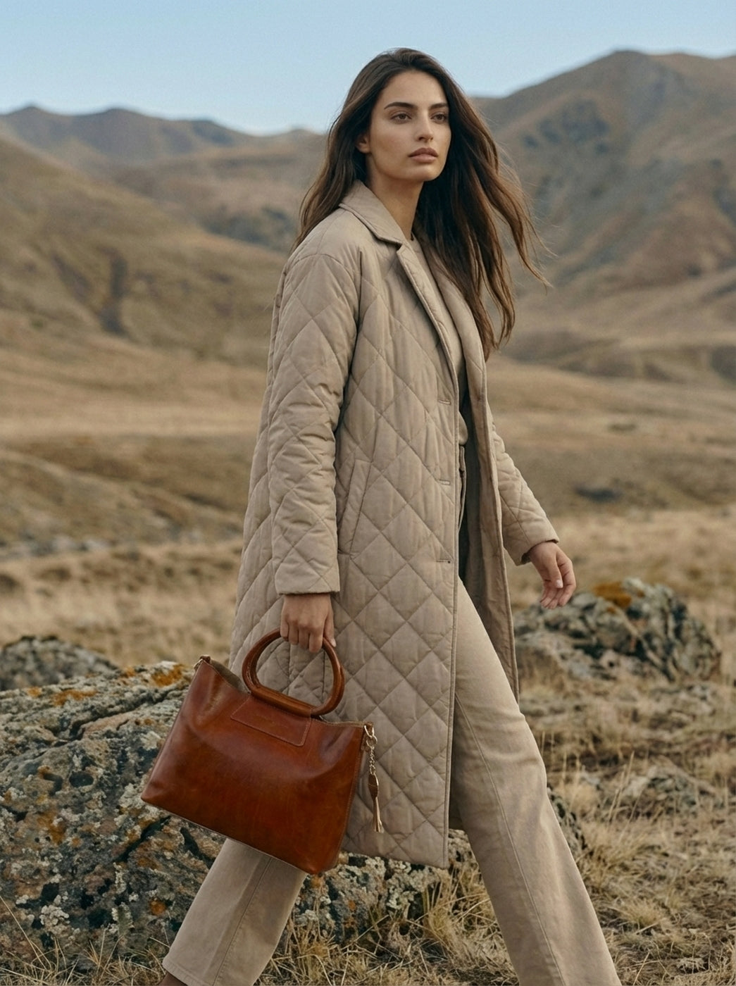 Bolso Bandolera Savannah - Camel