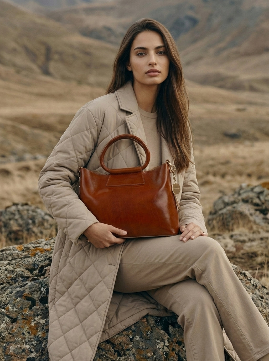 Bolso Bandolera Savannah - Camel