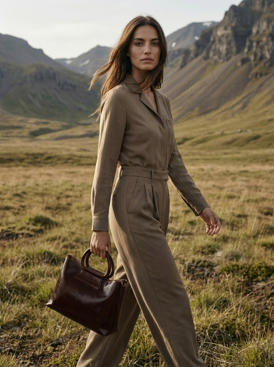 Savannah Shoulder Bag - Brown