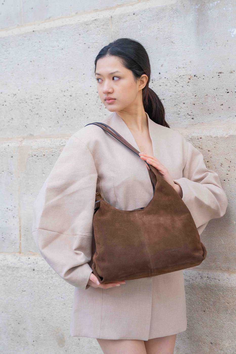 Sac Porte Epaule Sierra - Moka