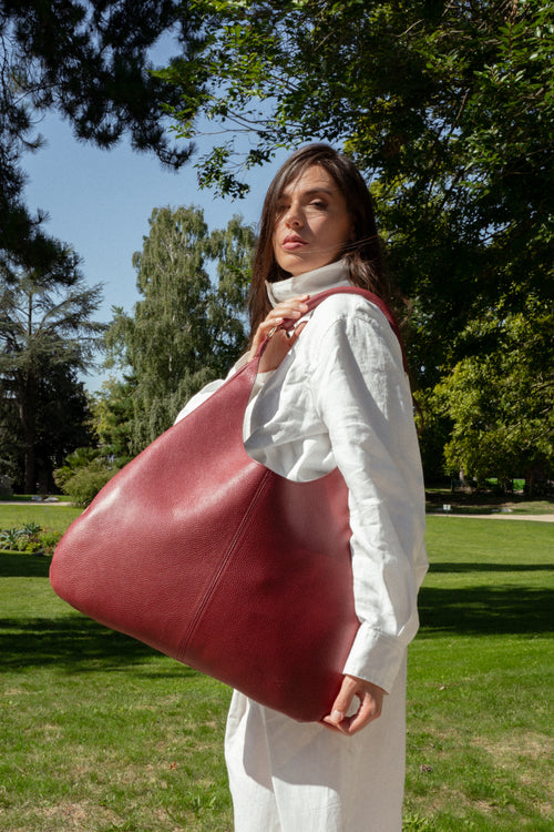 Sac Porte Epaule Suri - Bordeaux