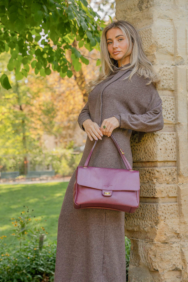 Ilana Shoulder Bags - Burgundy