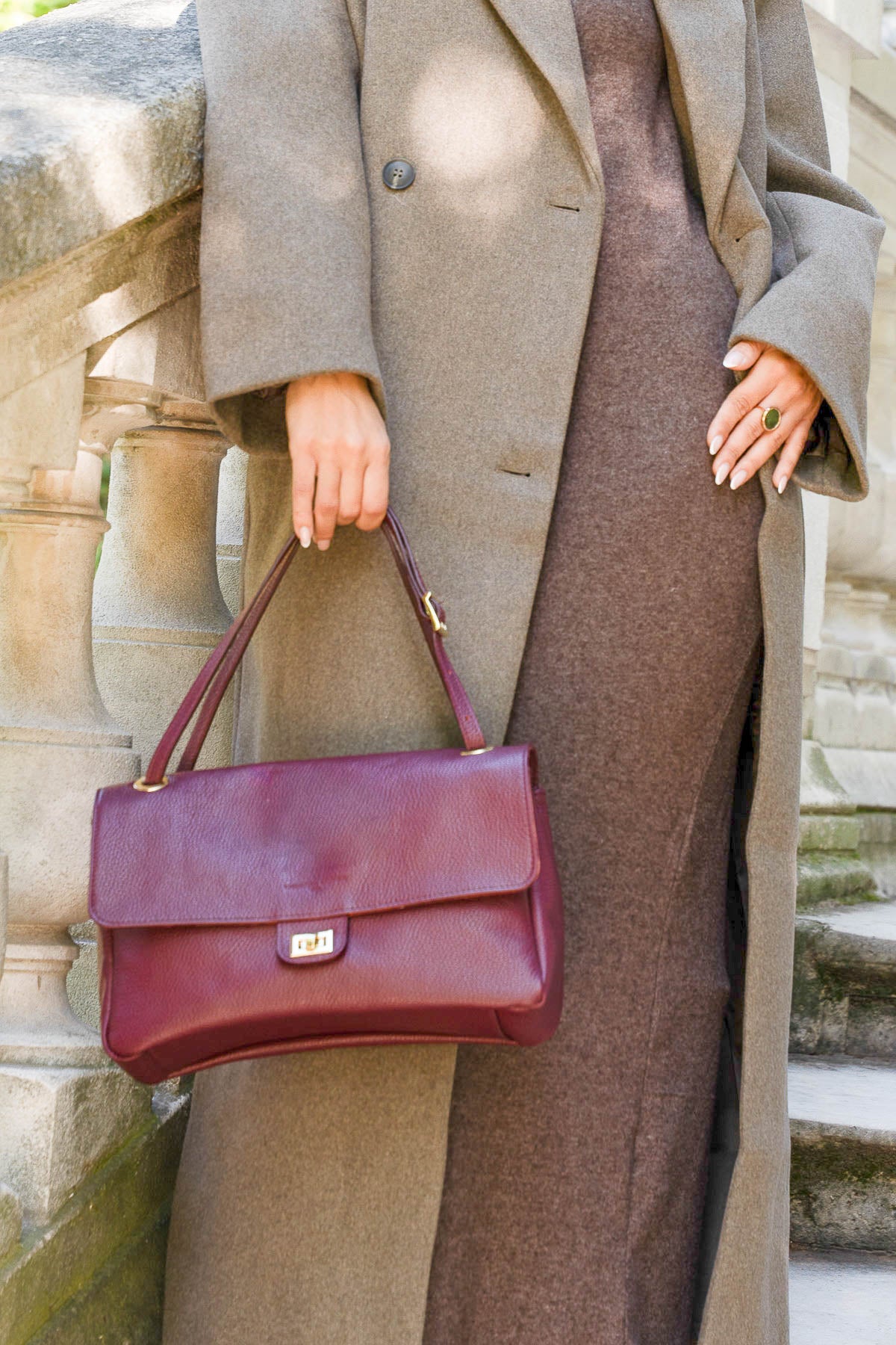 Borsa a Spalla Ilana - Bordeaux