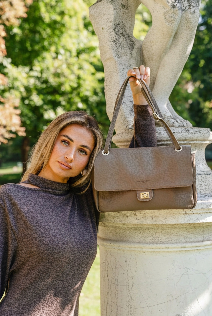 Axelremsväska Ilana - Taupe