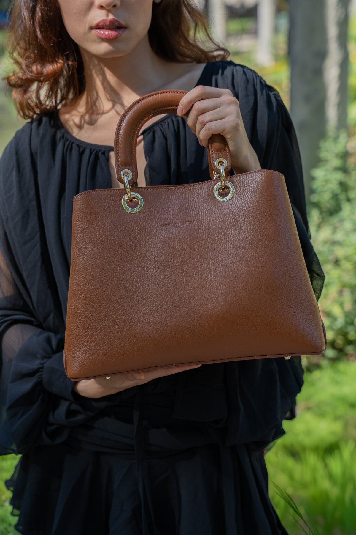 Borsa a Mano Silvia - Cammello
