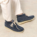 Botas Wallabee Boot - Navy Sashiko - Hombre