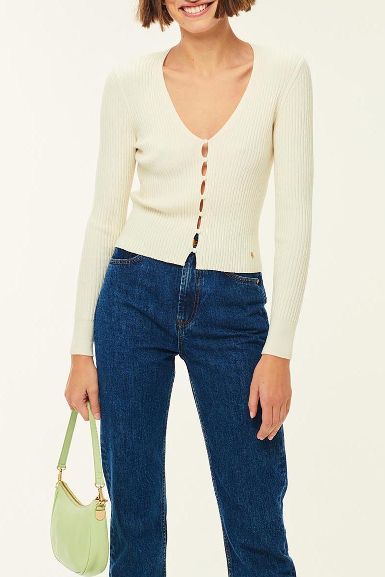 Gilet Clara - Creme