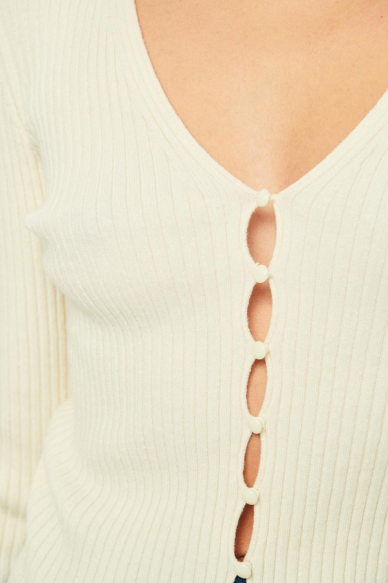 Gilet Clara - Creme