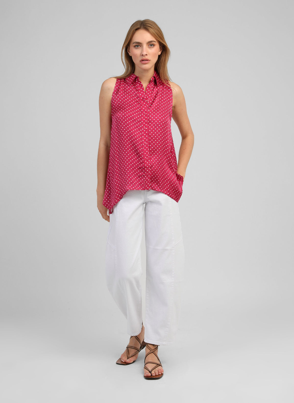 Chemise Klarissa Doriva Framboise