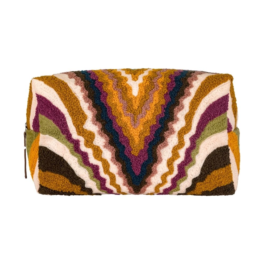 Trousse De Toilette À Motifs Brodés - Multicolore