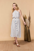 Claryn Dress - Stripe