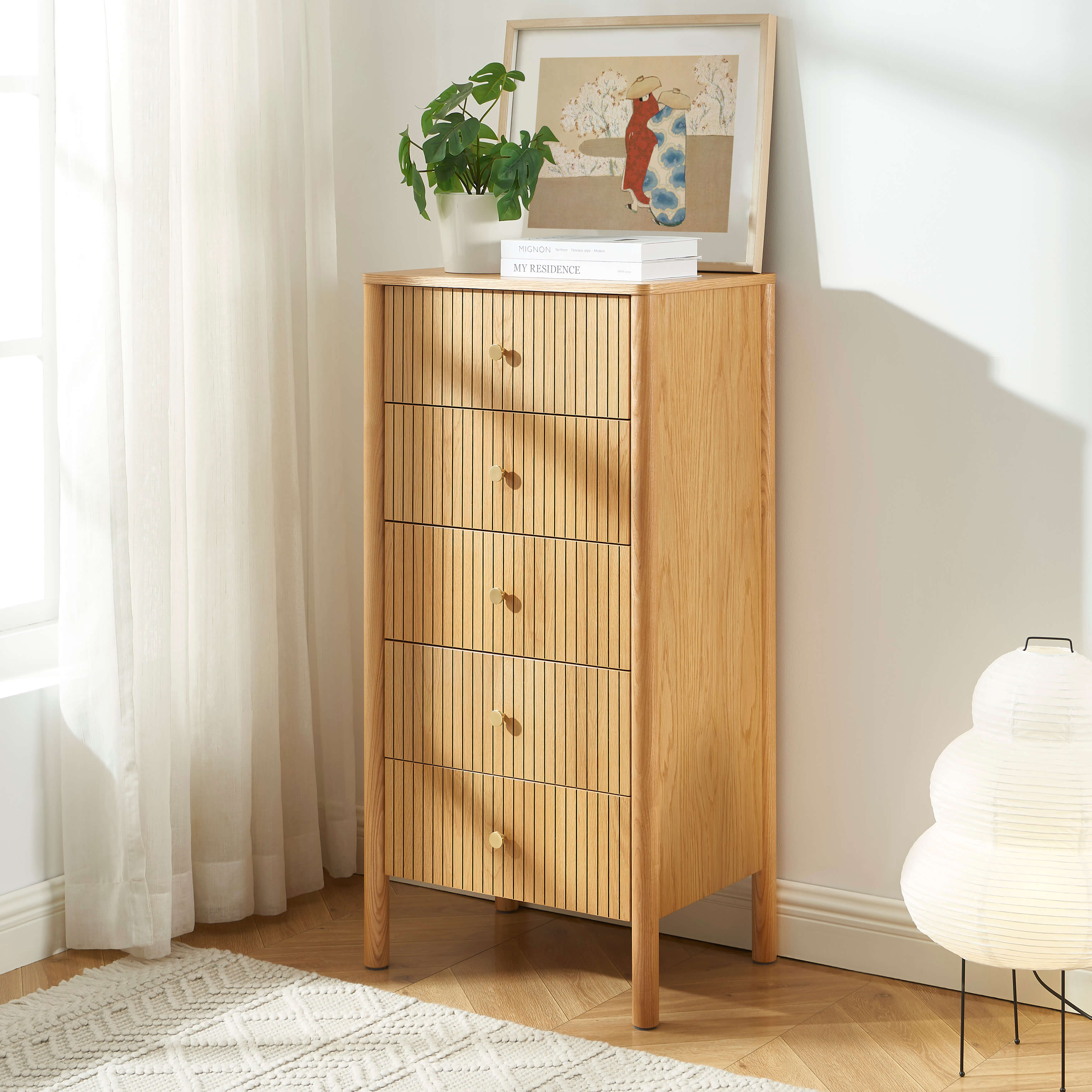 Cleo - Chiffonier - Chapa de Roble