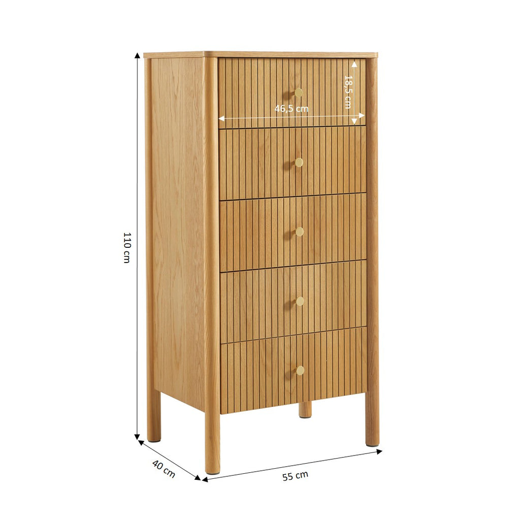 Cleo - Chiffonier - Chapa de Roble