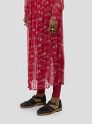 Jupe Cleo En Mousseline Imprimée Aquarium