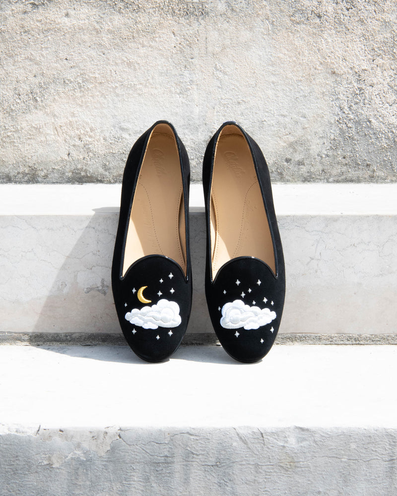 Slippers François - Noir - Femme