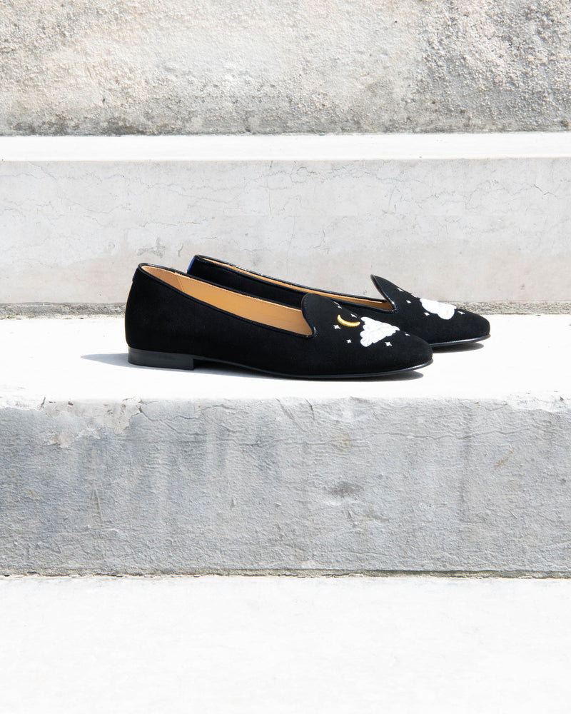 Slippers François - Noir - Femme