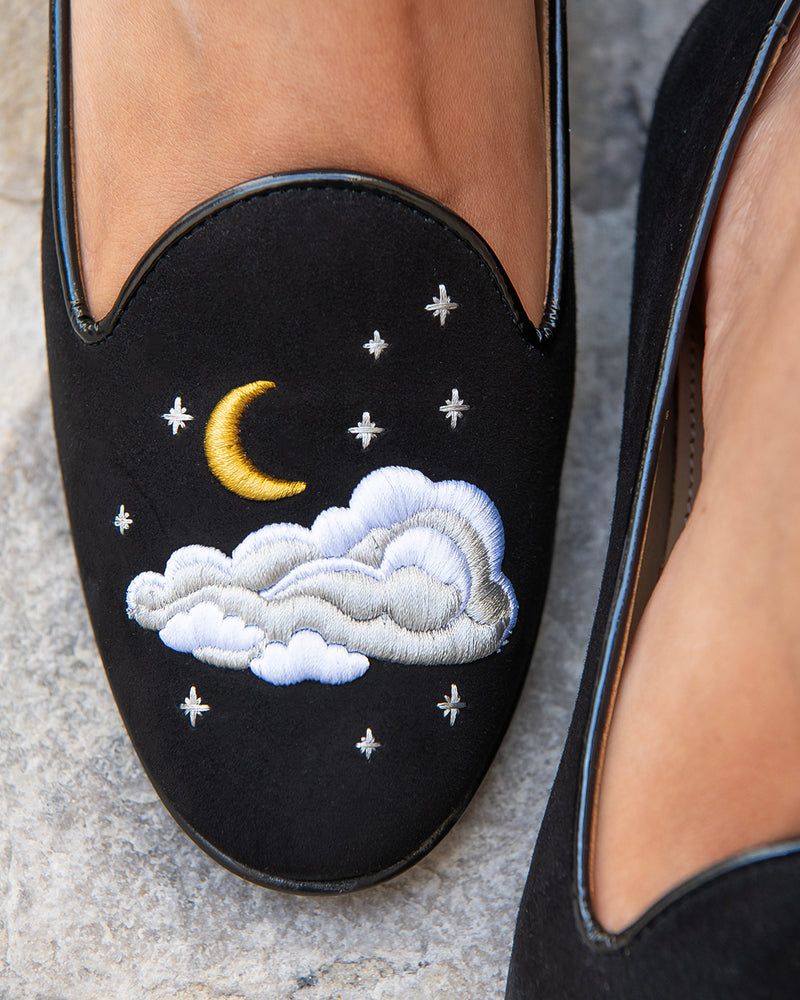 Slippers François - Noir - Femme