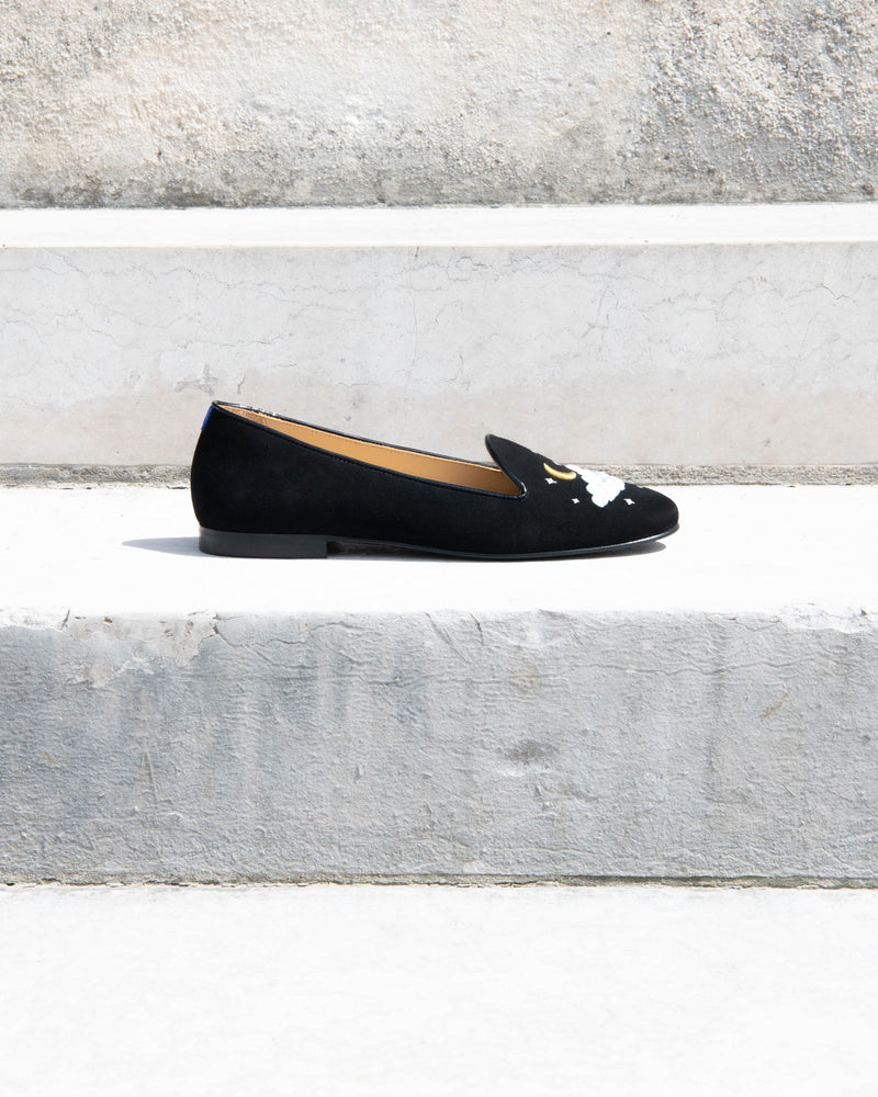 Slippers François - Noir - Femme