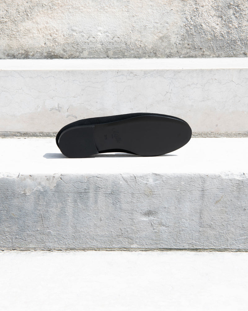 Slippers François - Noir - Femme