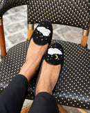 Slippers François - Noir - Femme