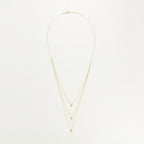 Collier Multi Rangs "Losange"  Or Jaune 375/1000