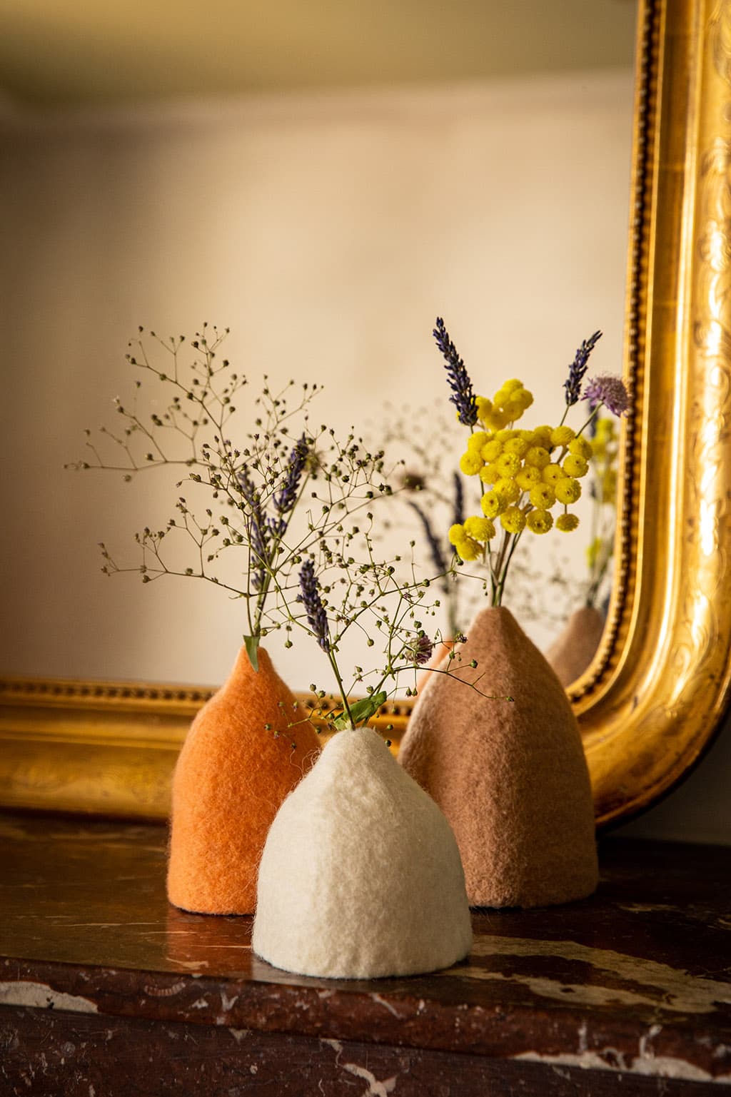 Set of 3 Clochette Vases - Harmony Nude