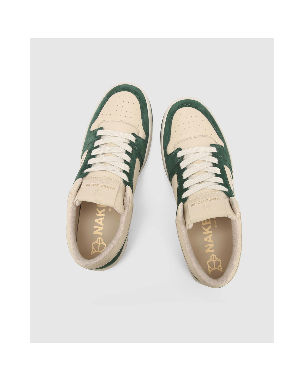 Sneaker CM-01 - Elfenbein/Grün - Herren