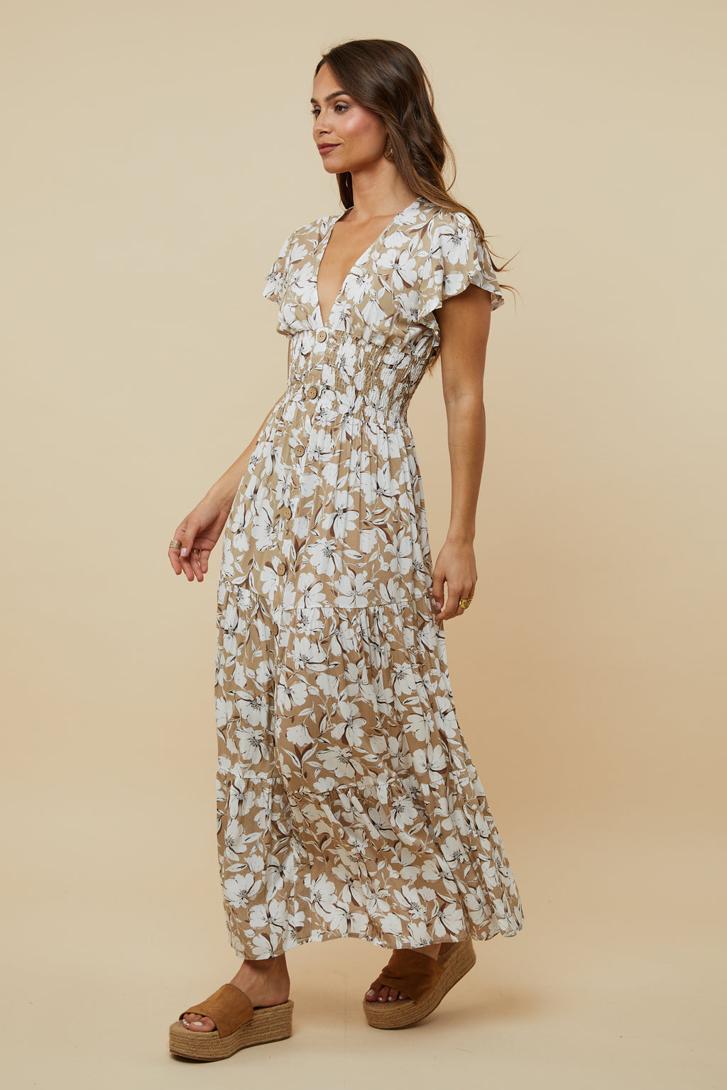 Dress - Taupe