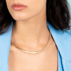 Collar “Scintillant” Diámetro 0,7 Oro amarillo 375/1000