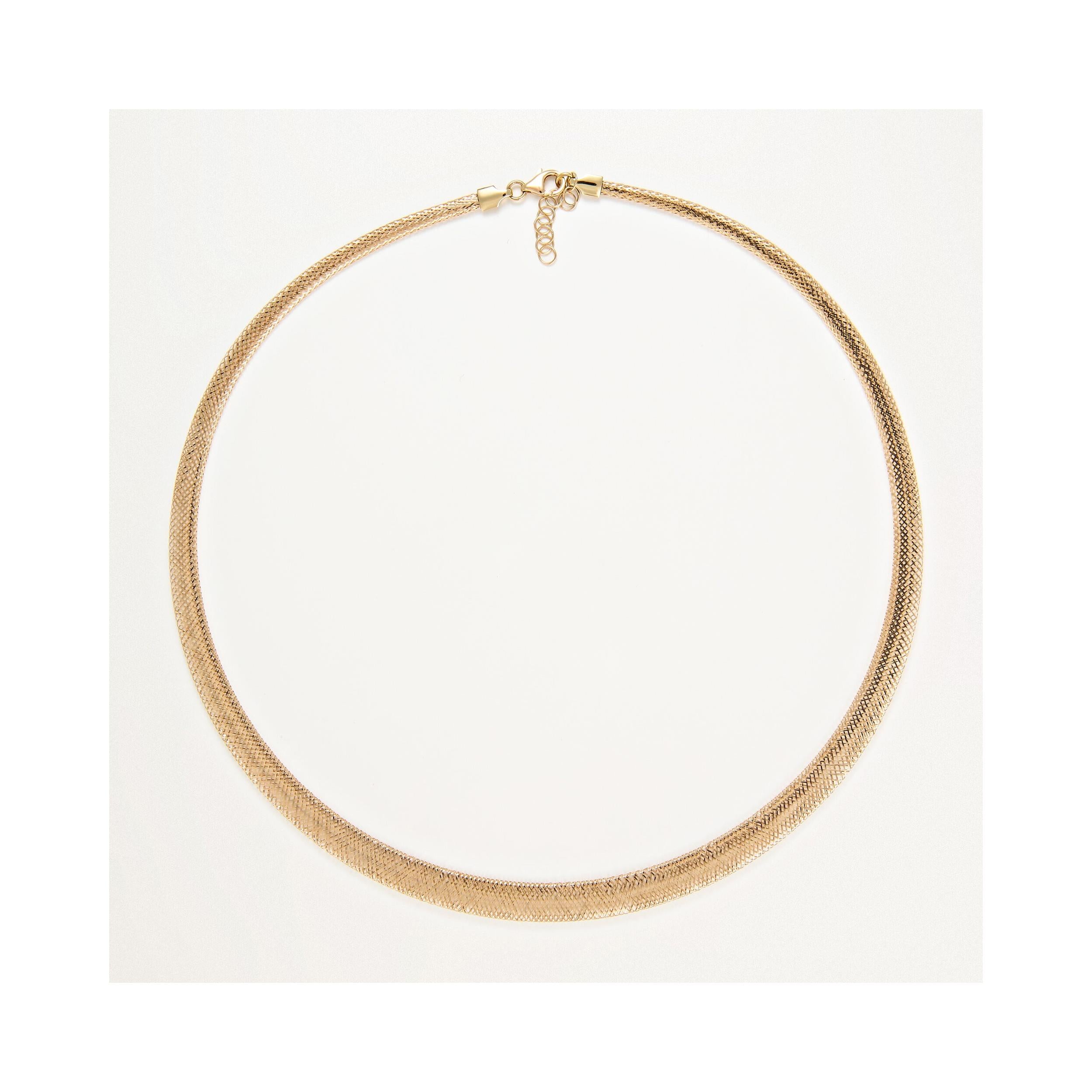 Collier "Scintillant "Diamètre 0,7 Or Jaune 375/1000