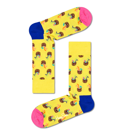 Coconut Cocktail Socks - Mixed