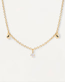 Love Triangle necklace - Gold