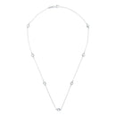 Collier "Sunshine" D0,22/7 - Or Blanc 375/1000