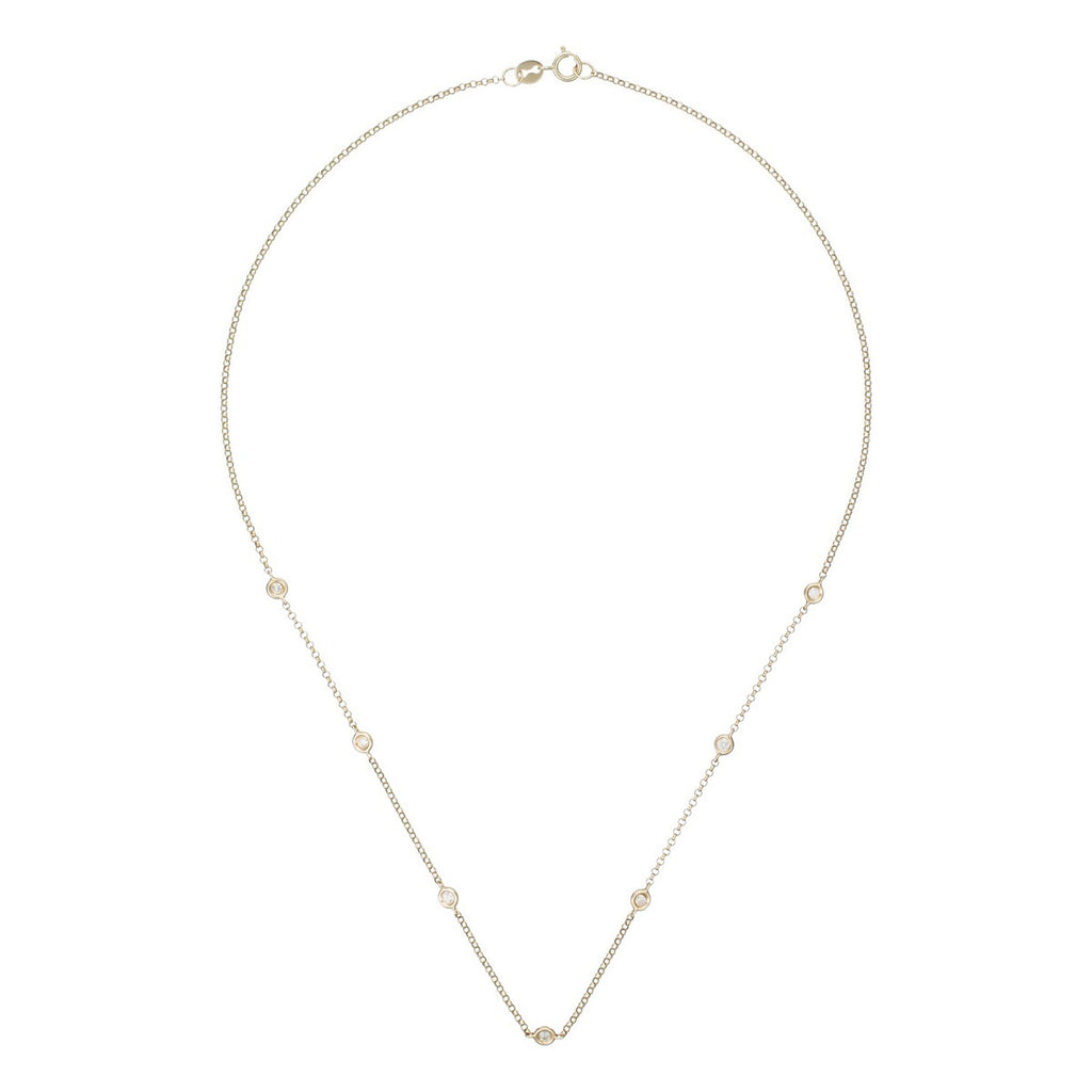 Collier "Sunshine" Diamants 0,22/7 - Or Jaune