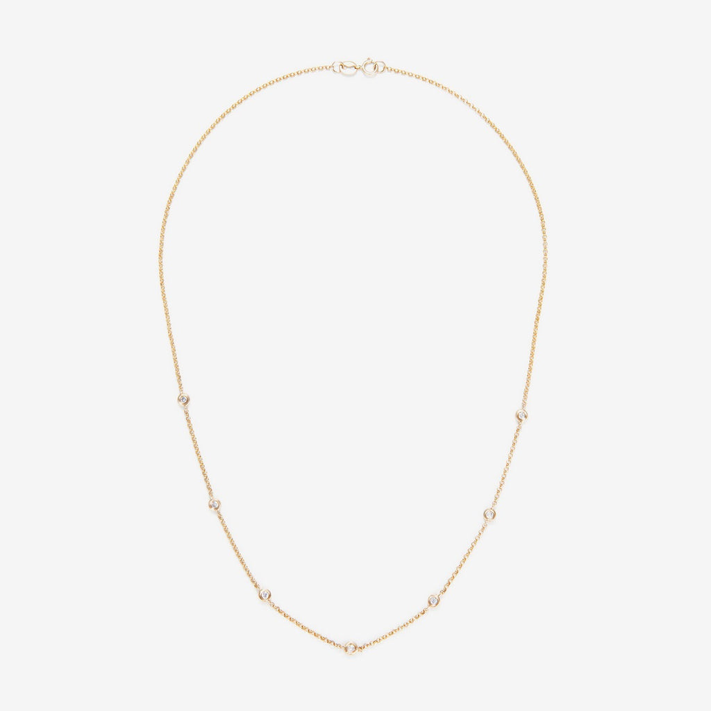 Collier "Sunshine" Diamants 0,22/7 - Or Jaune