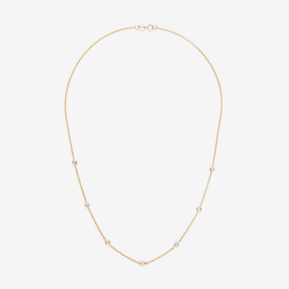 Collier "Sunshine" Diamants 0,22/7 - Or Jaune