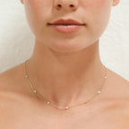 Collier "Sunshine" Diamants 0,22/7 - Or Jaune