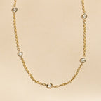 Collier "Sunshine" Diamants 0,22/7 - Or Jaune
