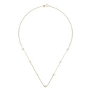 Necklace "Sunshine" Diamonds 0.22/7 - Yellow Gold 375/1000